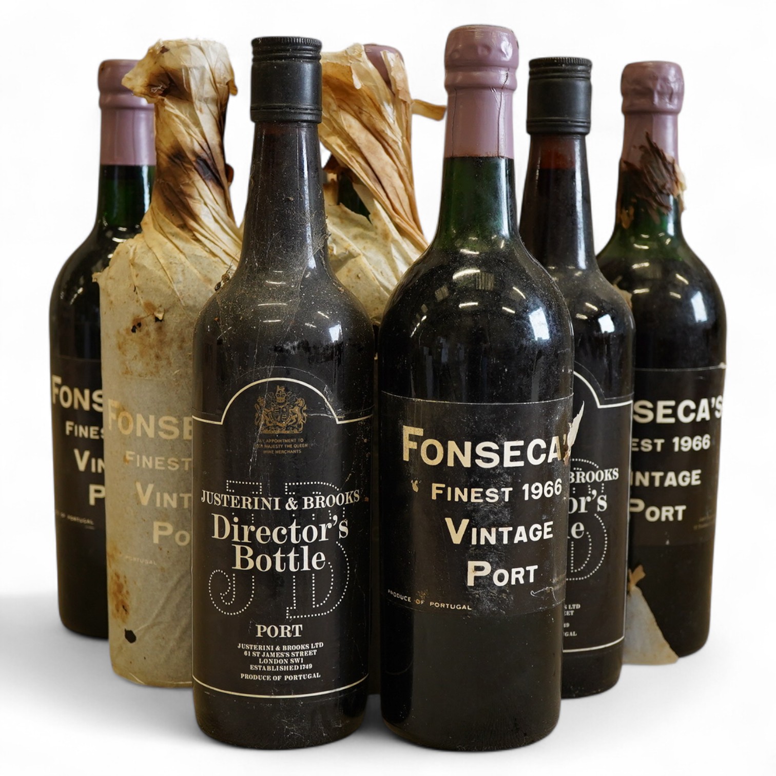 Seven bottles of 1966 Fonseca's vintage port and two others